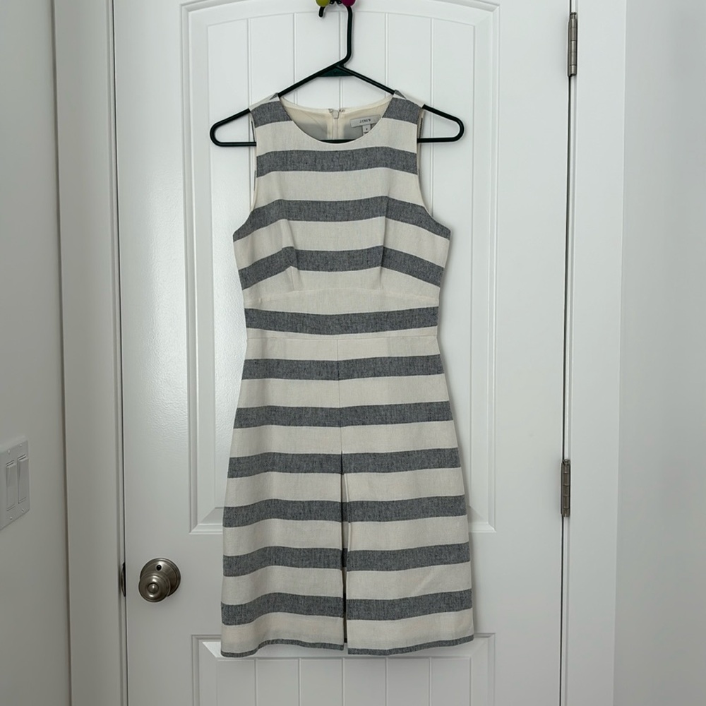 JCrew Striped dress.